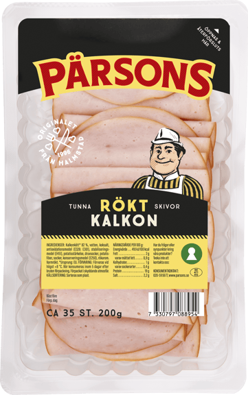 8895 RÖKT KALKON OVAN