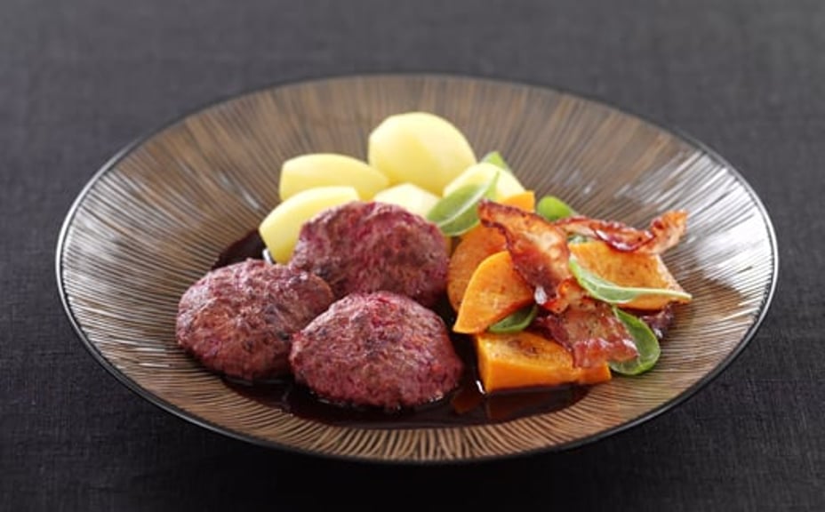 1946 - Biff Lindström med rostad pumpa och bacon