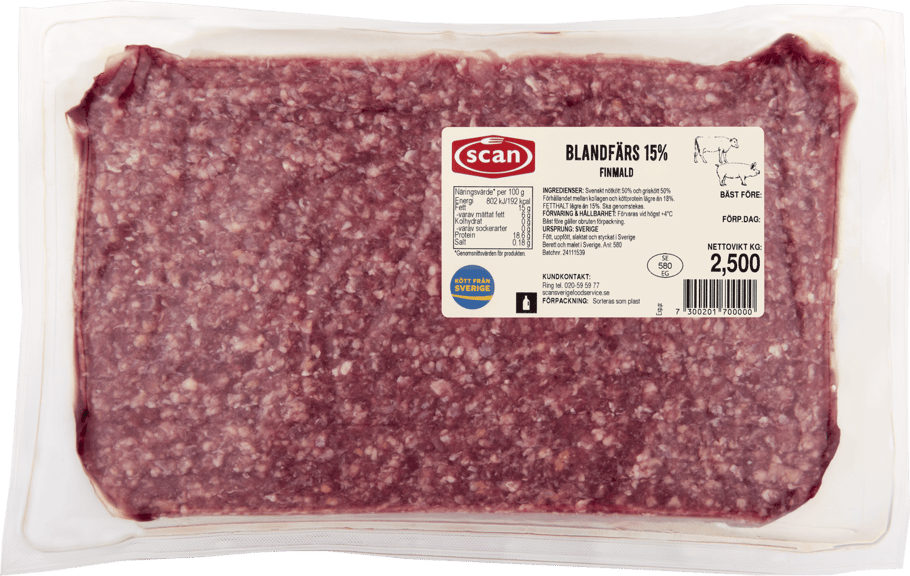 426093 Blandfärs 13% 70-30 ovan