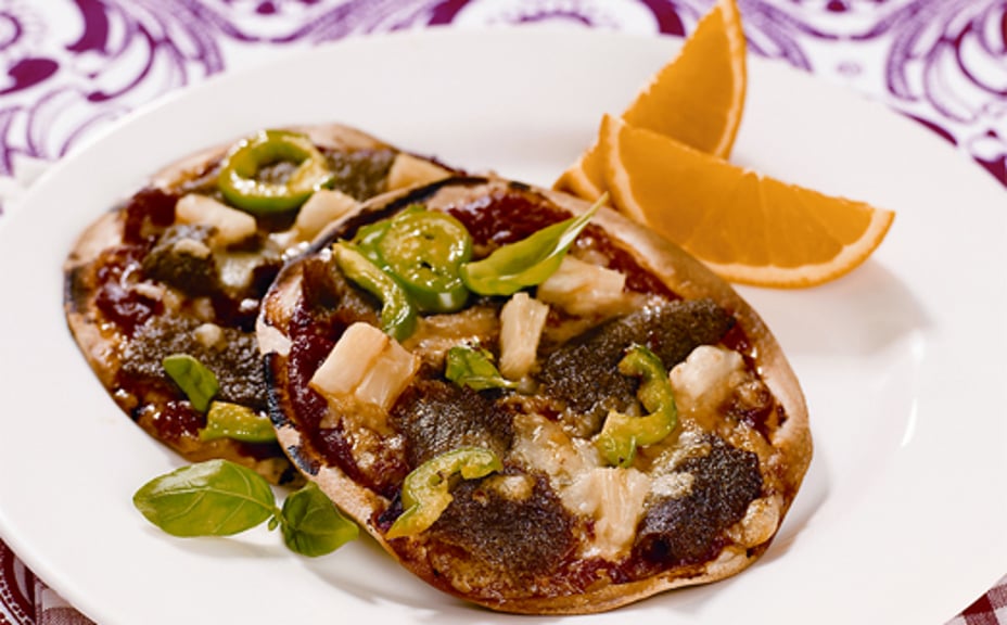 1578 - Tortillapizza med ananas