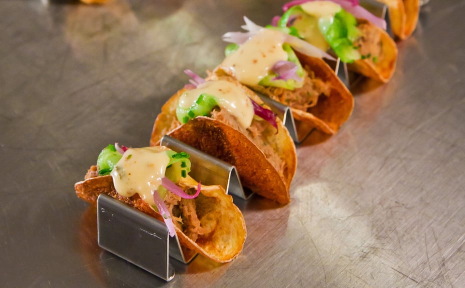 2149 - Mjukbakad griskind i potatistaco