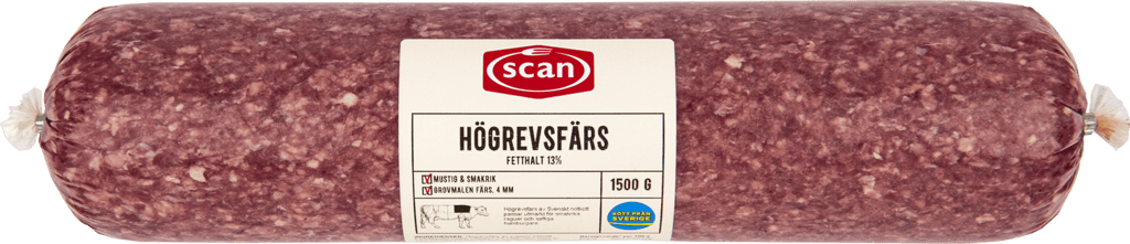 497731 Högrevsfärs 13% 1500g