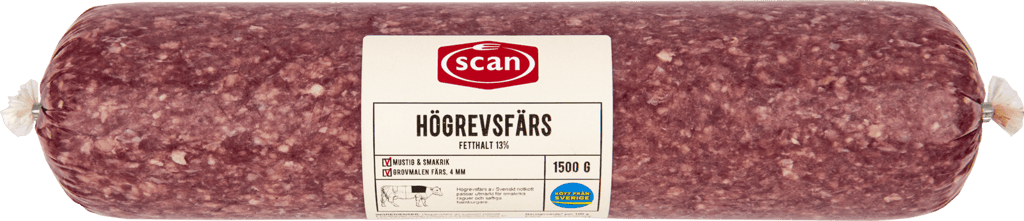 497731 Högrevsfärs 13% 1500g
