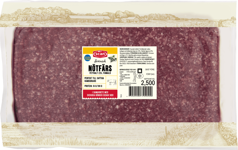 429899 Nötfärs 23% ovan