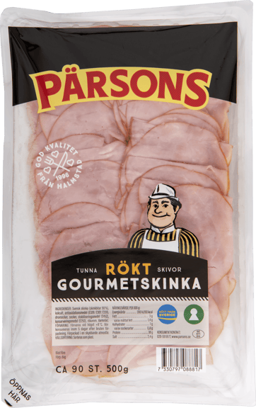 8881 RÖKT GOURMETSKINKA 500G OVAN