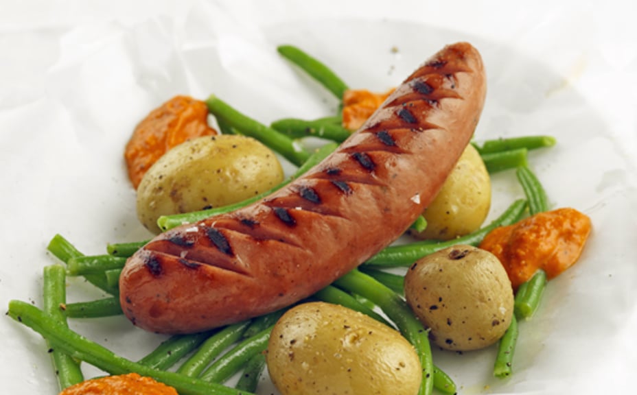 1892 - Grillad Chorizo med salsa romesco