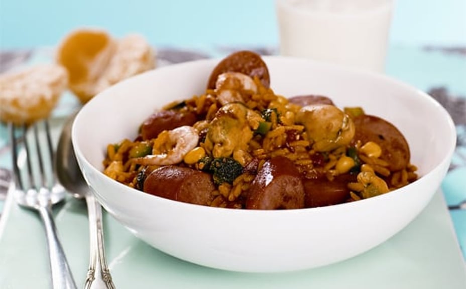 1575 - Snabbpaella med chorizo