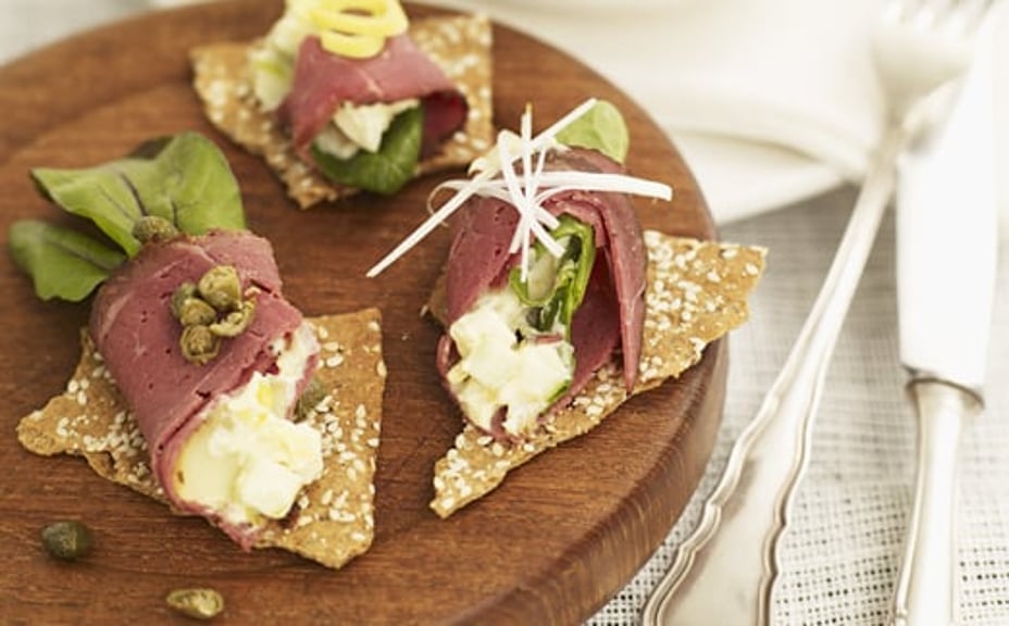 1801 - Rostbiff med potatis, dijonsenap och äpple