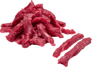 Nötbog strimlad 1x1x4cm