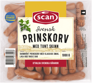 Prinskorv 1000g