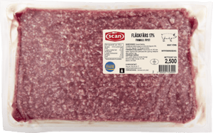 Fläskfärs 17 % fryst