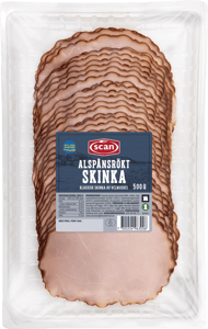 Alspånsrökt skinka 500g helmuskel