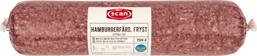 597717 Hamburgerfärs 23% 1500g fryst 