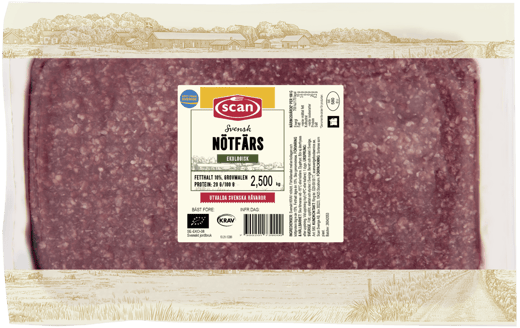 525397 Nötfärs 10% KRAV ovan
