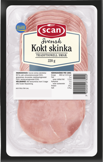 681695 SCAN KOKT SKINKA 220G OVAN