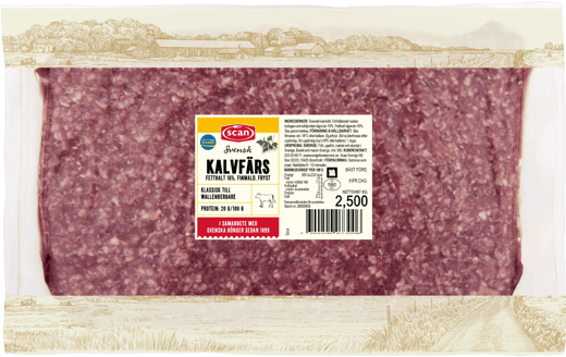 556699 Kalvfärs finmald fryst