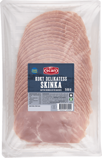 685430_Kokt Delikatesskinka skivad 500g ovan