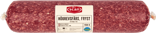 597731 Högrevsfärs fryst 13% 1500g