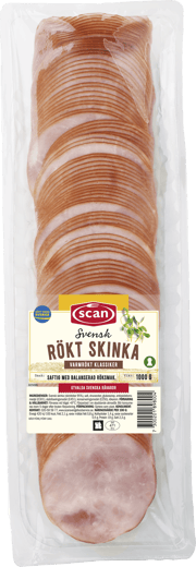 671898 Rökt skinka 1000g