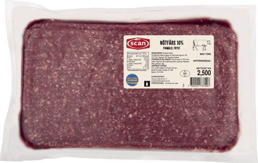 525390 Nötkött 10% ovan
