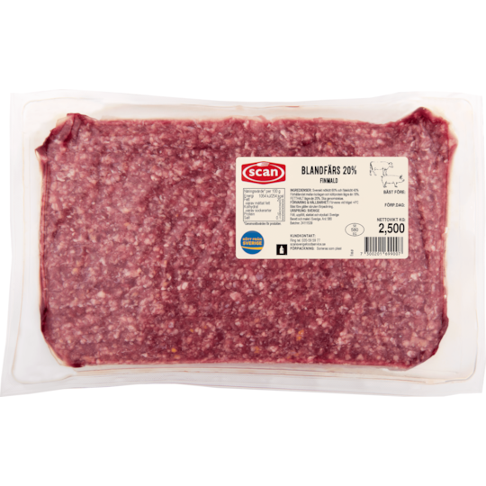 Blandfärs 60/40 20%