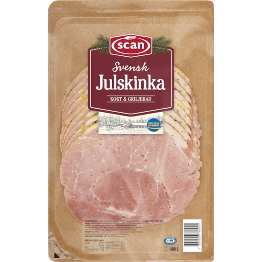 Julskinka griljerad skivad 400g