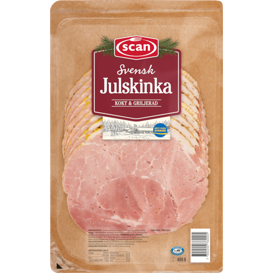 Julskinka griljerad skivad 400g