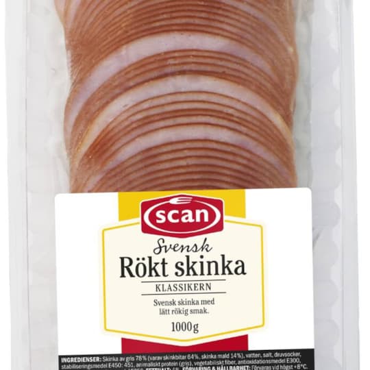 Skinka rökt Piggham 1000g