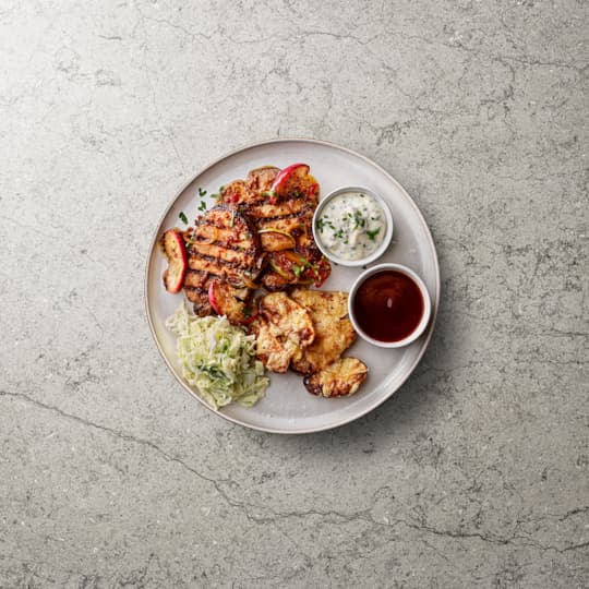 Äpple & Honungsglacerad Fläskkotlett