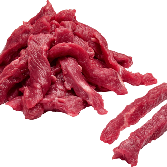 Nötbog strimlad 1x1x4cm