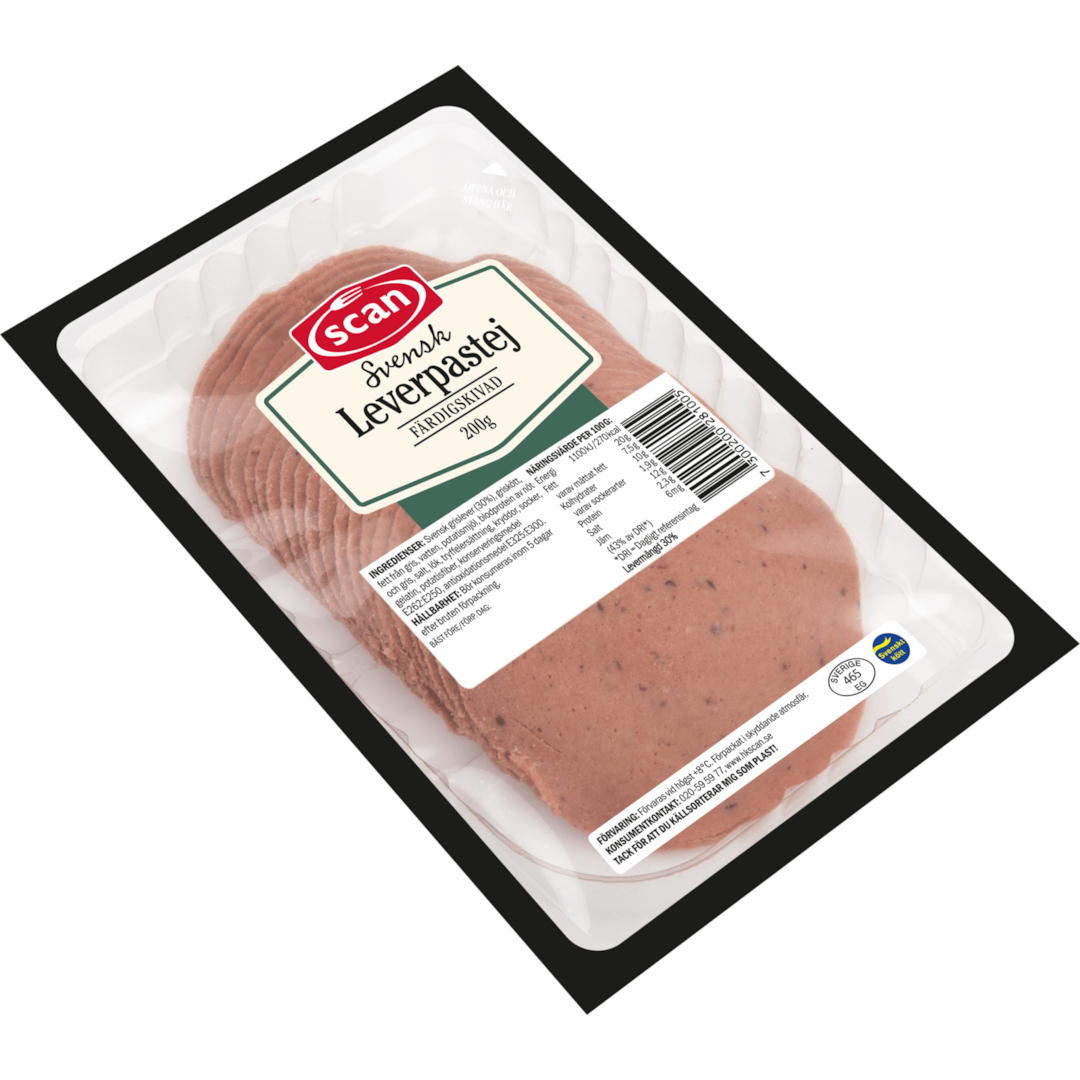 Leverpastej skivad 200g