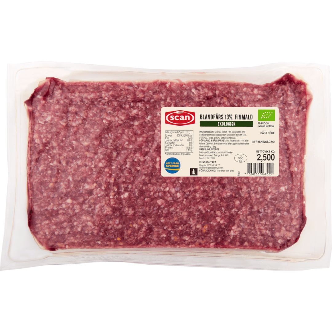 Blandfärs 70/30 13 %