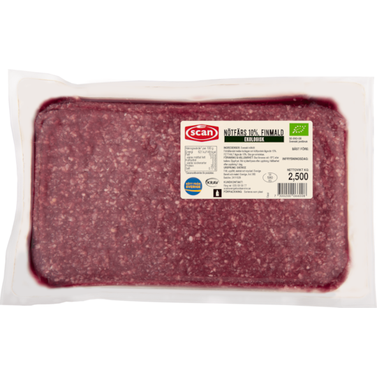 Nötfärs 10 %