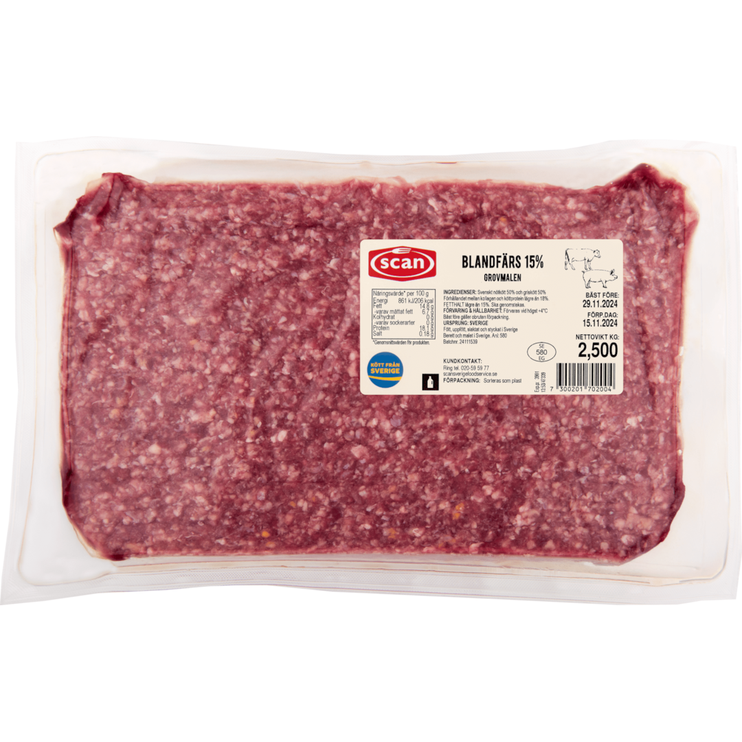 Blandfärs 50/50